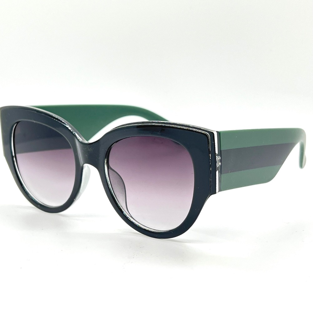 Cat Eye Sunglasses Women Fashion Shades Designer‎ Style Black Green Retro Luxury